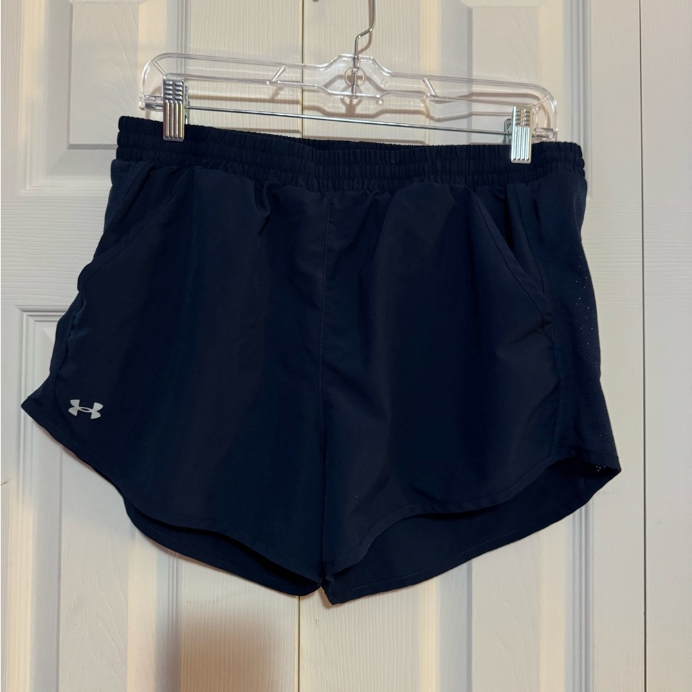 Women's Navy Athletic Shorts
